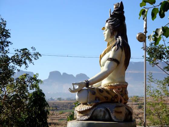 Statue of Lord Shiva Yoga Mudra