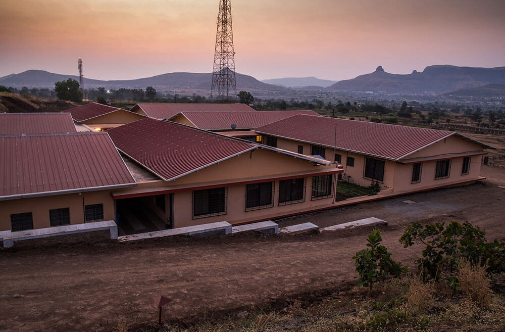 Swastik building side view 2