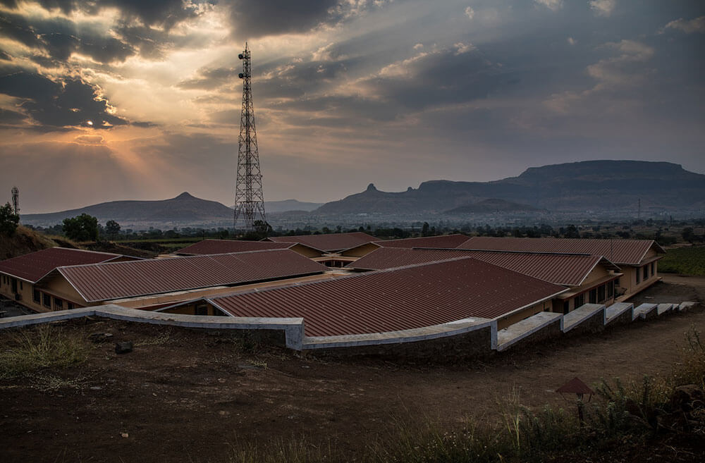 Nature View from Yoga Vidya Dham- Trimbak, Nasik, Maharashtra, India 