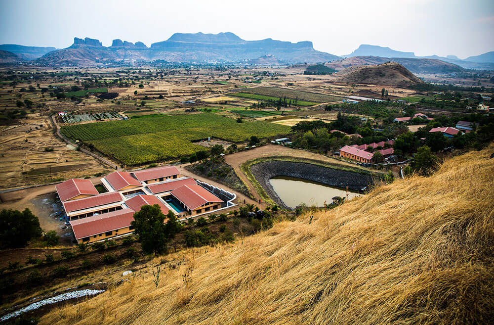 Nature View from Yoga Vidya Dham- Trimbak, Nasik, Maharashtra, India 